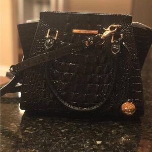 BRAHMIN MINI PRISCILLA BLACK